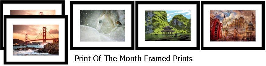 Print Of The Month Framed Prints